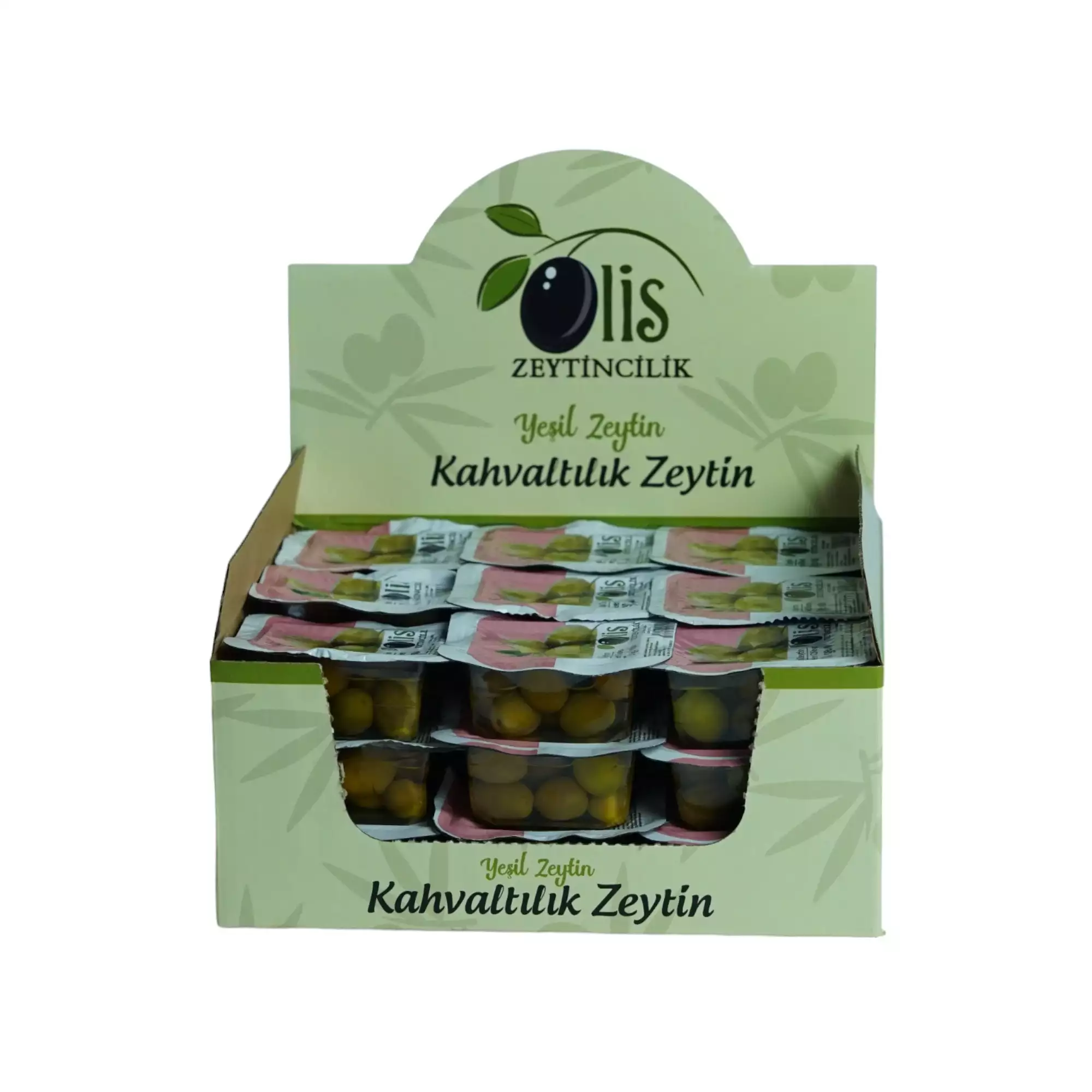 Kahvaltılık Yeşil Paket Zeytin - 30 Gr. x 27 Adet Vakumlu Ambalaj 